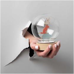 rico design haube glasglocke glasdome mit mdf holz sockel wunderschoen-gemacht