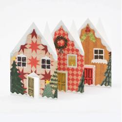 hadley paper goods ziehharmonika haeuser christmas houses wunderschoen-gemacht