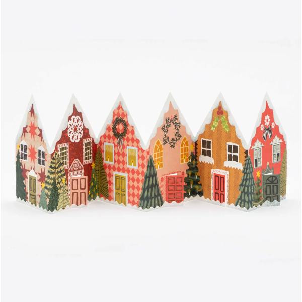 hadley paper goods ziehharmonika haeuser christmas houses wunderschoen-gemacht