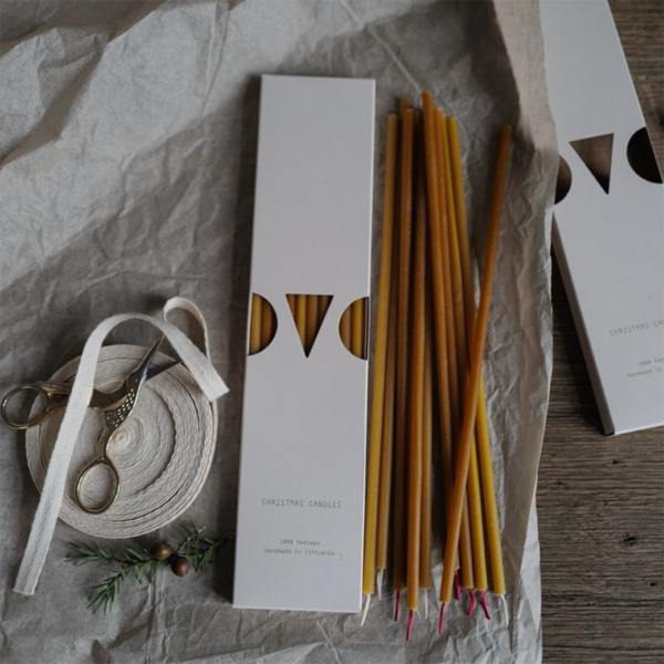 ovo things duenne lange bienenwachskerzen farbige bunte dochte wunderschoen-gemacht