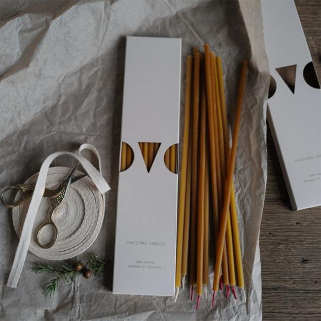 ovo things duenne lange bienenwachskerzen farbige bunte dochte wunderschoen-gemacht