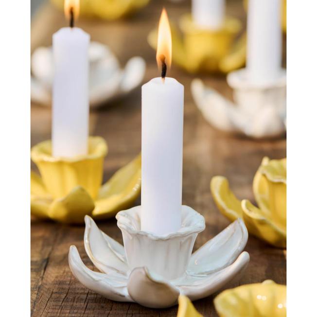 IB Laursen kerzenhalter keramik daffodils narzissenblueten wunderschoen-gemacht