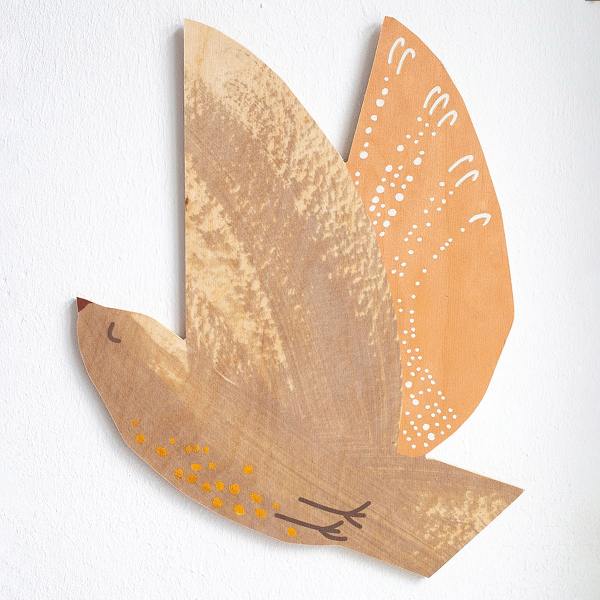 Kaisu Mari wandschmuck soulbird vogel helmi goldene Punkte wunderschoen-gemacht Kaisu Mari wandschmuck soulbird vogel helmi goldene Punkte wunderschoen-gemacht