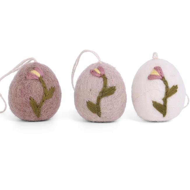 gry sif  gefilzte eier tulpen bestickt rosa wunderschoen-gemacht
