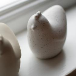 dbkd hasen mini hen huhn henne weiss gesprenkelt wunderschoen-gemacht