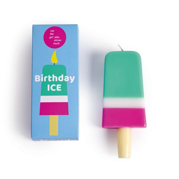 not the girl kerze party candle birthday ice. eis wunderschoen-gemacht