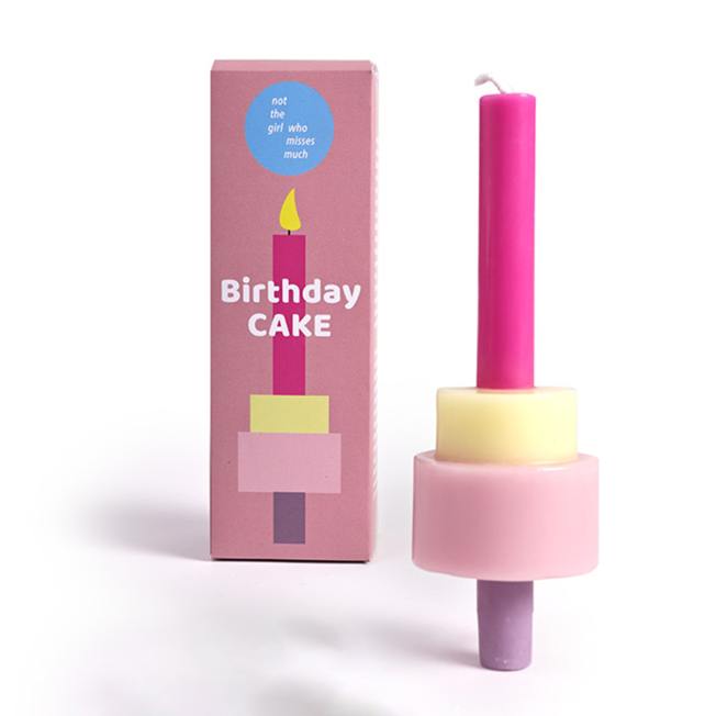 not the girl kerze party candle birthday cake geburtstagstorte wunderschoen-gemacht