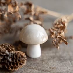 storefactory deko pilz bovik beige keramik wunderschoen-gemacht