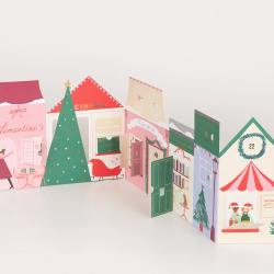 meri meri adventskalender concertina street  wunderschoen-gemacht