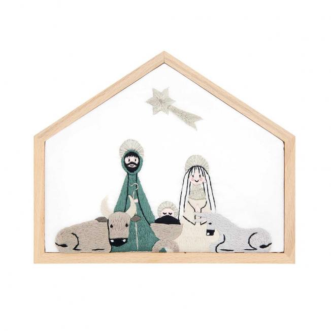 rico design stickrahmen weihnachtskrippe sticken wunderschoen-gemacht