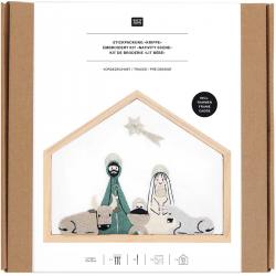 rico design stickrahmen weihnachtskrippe sticken wunderschoen-gemacht