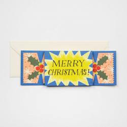 hadley paper goods karte christmas cracker knallbonbon wunderschoen-gemacht