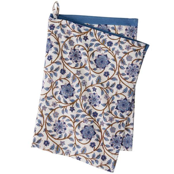 bungalow dk kuechentuch roja atlantic blaue blumen blockprintmuster wunderschoen-gemacht bungalow dk kuechentuch roja atlantic blaue blumen blockprintmuster wunderschoen-gemacht