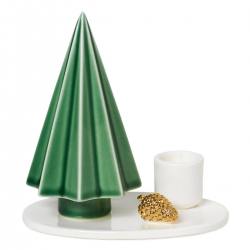 dottir kerzenhalter winter stories baum tree goldener zapfen wunderschoen-gemacht