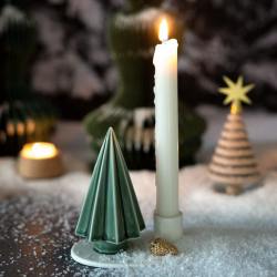 dottir kerzenhalter winter stories baum tree goldener zapfen wunderschoen-gemacht