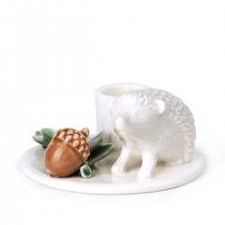 dottir design kerzenstaender winter stories igel hedgehog eichel blatt wunderschoen-gemacht