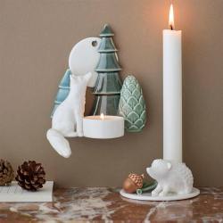 dottir design kerzenstaender winter stories igel hedgehog eichel blatt wunderschoen-gemacht