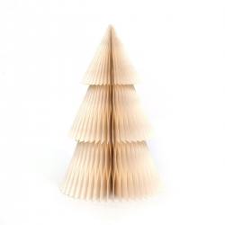 only natural papier honeycomb baum ivory gold wunderschoen-gemacht
