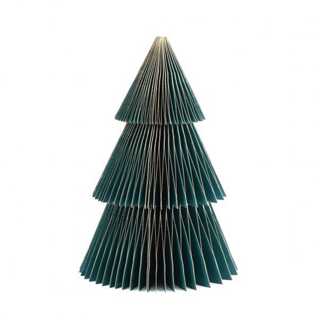 only natural papier honeycomb baum gruener gold wunderschoen-gemacht