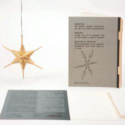 formes berlin holzkarte 3d diy goldener stern wunderschoen-gemacht