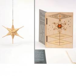 formes berlin holzkarte 3d diy goldener stern wunderschoen-gemacht