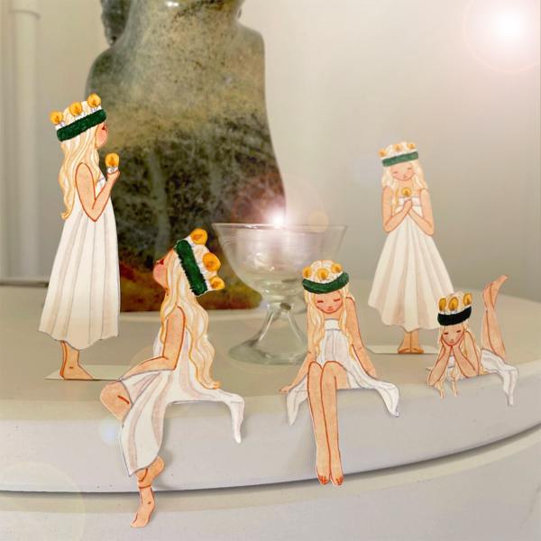 tall hat tales santa lucia bastelbogen wunderschoen-gemacht tall hat tales santa lucia bastelbogen wunderschoen-gemacht