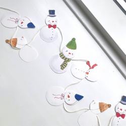 tall hat tales schneemaenner bastelbogen wunderschoen-gemacht