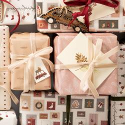 ib laursen geschenkpapierrolle rosa blatt blaetter goldene  wunderschoen-gemacht ib laursen geschenkpapierrolle rosa blatt blaetter goldene  wunderschoen-gemacht