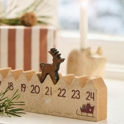 IB Laursen adventskalender holz rentier wunderschoen-gemacht