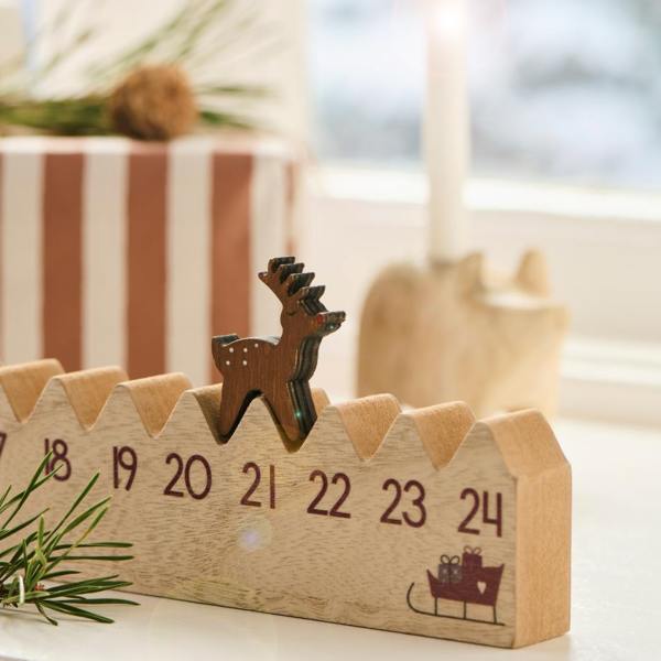 IB Laursen adventskalender holz rentier wunderschoen-gemacht IB Laursen adventskalender holz rentier wunderschoen-gemacht