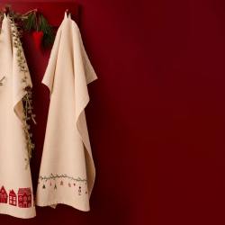 IB Laursen geschirrhandtuch kuechentuch weihnachtsgirlande  wunderschoen-gemacht IB Laursen geschirrhandtuch kuechentuch weihnachtsgirlande  wunderschoen-gemacht