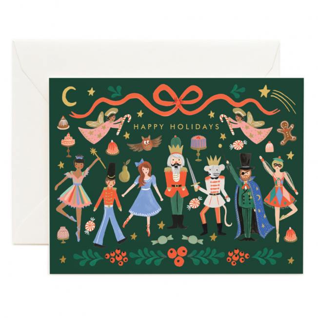 rifle paper co klappkarte nutcracker nussknacker ballett wunderschoen-gemacht rifle paper co klappkarte nutcracker nussknacker ballett wunderschoen-gemacht