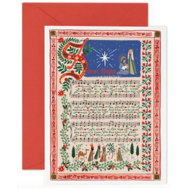 rifle paper co  stille nacht silent night weihnachtskrippe wunderschoen-gemacht rifle paper co  stille nacht silent night weihnachtskrippe wunderschoen-gemacht