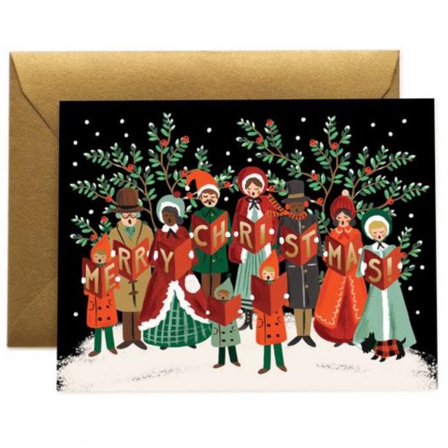 rifle paper co  weihnachtskarten tweihnachtschor saenger wunderschoen-gemacht rifle paper co  weihnachtskarten tweihnachtschor saenger wunderschoen-gemacht