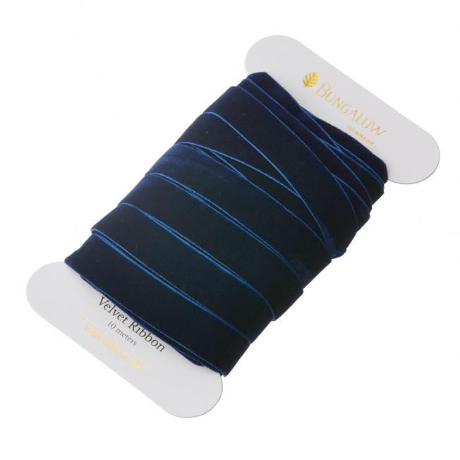 bungalow dk samt geschenkband dunkelblaues Indigo wunderschoen-gemacht bungalow dk samt geschenkband dunkelblaues Indigo wunderschoen-gemacht