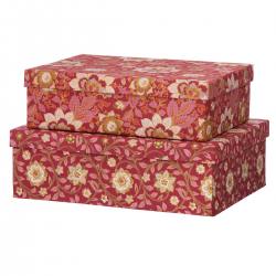 bungalow dk boxen roja ruby rote goldene blumenmuster  wunderschoen-gemacht