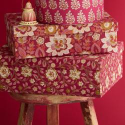 bungalow dk boxen roja ruby rote goldene blumenmuster  wunderschoen-gemacht