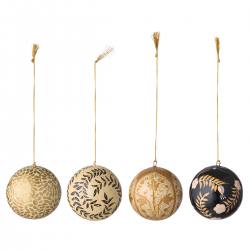 bungalow dk christbaumkugeln boho goldene schwarze muster wunderschoen-gemacht