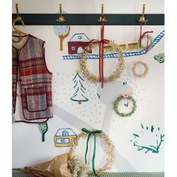 bungalow dk beaded garland perlen blaetter girlande wunderschoen-gemacht