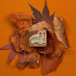 perlenfischer stempel rehkitz liegend wunderschoen-gemacht