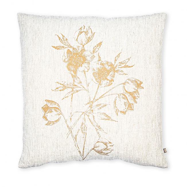 dorothee lehnen leinenkissen christrose goldene wunderschoen-gemacht