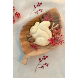 kinta holzschale holzteller blatt wunderschoen-gemacht