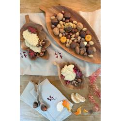 kinta holzschale holzteller blatt wunderschoen-gemacht