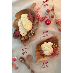 kinta holzschale holzteller blatt wunderschoen-gemacht