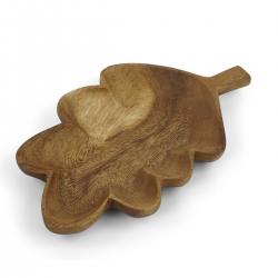kinta holzschale holzteller blatt wunderschoen-gemacht