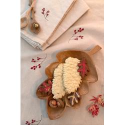 kinta holzschale holzteller blatt wunderschoen-gemacht