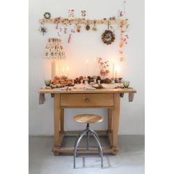 bungalow dk papier lampenschirm  blueten gruene  wunderschoen-gemacht