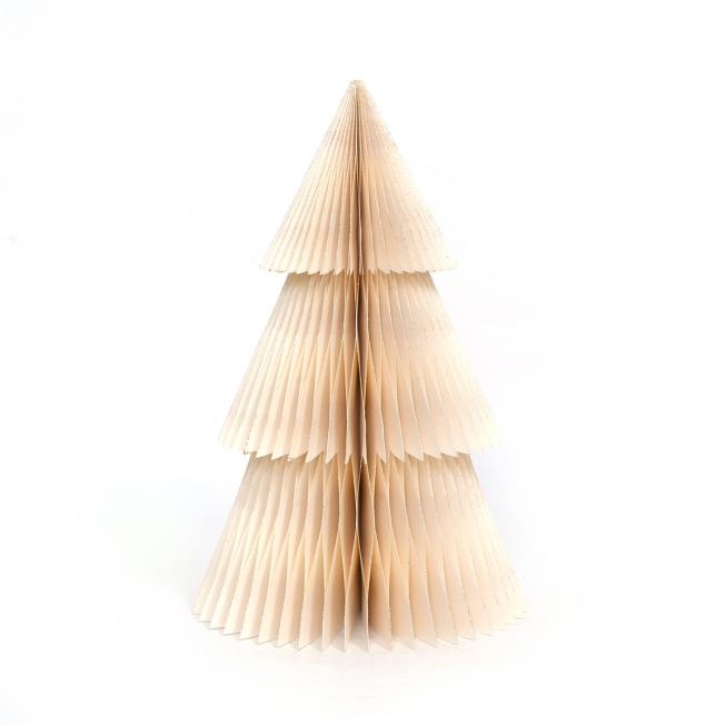 only natural papier honeycomb baum ivory gold wunderschoen-gemacht