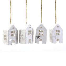 only natural anhaenger pappmachee haeuser wunderschoen-gemacht