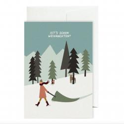 roadtyping weihnachtskarten ists schon weihnachten winterwald wunderschoen-gemacht